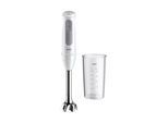 BRAUN Stabmixer "MultiQuick 5 MQ 50001 M - 1000 W, 21 Geschwindigkeiten, Spritzschutz", grau (weiß, grau), B:6,8cm H:41cm T:6,8cm, Mixer, Extra Mahlklinge, Pürierstab, Mixer, Zubehör spülmaschinenfest, Stabmixer