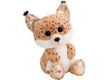 Kuscheltier NICI "Glubschis, Luchs Lenzo, 45 cm", beige, Plüschfiguren, KinderB:35cm H:45cm L:22cm, Polyester, Kuscheltier, B:35cm H:45cm L:22cm