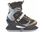 Schlittschuhe REBEL "EXPRESS" Gr. 42, schwarz (schwarz, silber, gold), Inlineskates_Rollschuhe, 42/43 (bis ), Nylon, Schlittschuhe