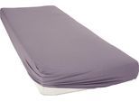 Spannbettlaken BELLANA "bellana exclusiv aus 100% Mako-Baumwolle, 150 g/m², bügelfrei", grau, L:200cm, Mako-Jersey, Obermaterial: 100% Baumwolle, Bettlaken, Spannbettlaken, feinste Mako-Baumwolle, Spannbetttuch für Matratzen bis 25cm Höhe