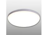 NÄVE LED Deckenleuchte "Garda", weiß, 1, Ø 28cm H: 5,5cm, 1 Stk., Leuchten, weiß satiniert, Kunststoff/Metall, IP54, LED Deckenleuchte