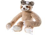Kuscheltier HEUNEC "Kuma, Faultier Fine", braun (hellbraun), Plüschfiguren, KinderH:40cm, Kuscheltier, Made in Germany, H:40cm