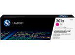 HP Tonerpatrone "HP original Toner 201 Farben: B/C/M/Y Größen: A+X", pink (magenta 1), Tonerpatronen, Tonerpatrone