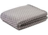 Wohndecke GÖZZE "Decke 3D - Bubbles", silber, B:150cm L:200cm, Polyester, Wohndecken, Wohndecke, Jacquard gewebte Decke in 3D Optik