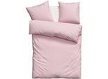 Bettwäsche OTTO HOME "Desner 100% Microfaser, extra weich, allergikerfreundlich", rosa, B/L: 200cm x 200cm, 1 Stk., 2 Stk., Microfaser, B/L: 80cm x 80cm & 80cm x 80cm, 3, Microfaser, Obermaterial: 100% Polyester, Bettwäsche, Bettwäsche, Premium Qualität, uni, schnell trocknend, pflegeleicht, ab 135x200 cm