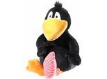 Plüschfigur HEUNEC "Rabe Socke, 40 cm", schwarz, Plüschfiguren, KinderB:23cm H:40cm L:40cm T:40cm, Plüschfigur, enthält recyceltes Material, B:23cm H:40cm L:40cm T:40cm