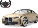 RC-Auto JAMARA "BMW i4 Concept 1:14, goldfarben, 2,4 GHz", gold (goldfarben), Fernlenkfahrzeuge, KinderB:15cm H:10,3cm T:34,4cm, Kunststoff, RC-Auto, mit LED-Licht und Innenbeleuchtung; offiziell lizenziert, B:15cm H:10,3cm T:34,4cm