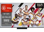 TCL Mini-LED-Fernseher "55Q7CX1", Energieeffizienz: F, schwarz, 55, Fernseher, Audio von Bang & Olufsen, Dolby Vision, Smart TV, Apple TV, 4K HDR, Mini-LED-Fernseher