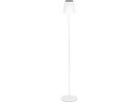 EGLO Stehlampe "SCORDIANO-L Stehlampe - Stahl - SOLAR-LED - 2,3W - IP44", weiß, 1, Ø 13cm H: 120cm, 1 Stk., Leuchten, Standleuchte, Leselampe, Wohzimmer, Schlafzimmer, H120 x Ø13 cm, Stehlampe