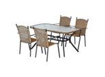 Gardenson , Graphitfarben, Naturfarben , Metall, Kunststoff , Uni , Gartenmöbel, Gartenmöbel-Sets, Gartengarnituren