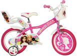 Kinderfahrrad DINO BIKES "Barbie 16" Kinderfahrrad 4-7 Jahre" Gr. 30, rosa, Fahrräder, Kinder, 16 Zoll (40,64cm) hinten: 14 Zoll (35,56cm), Kinderfahrrad