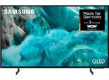 SAMSUNG QLED-Fernseher "GQ55Q7F2AU", Energieeffizienz: G, schwarz, 55 ″, Fernseher, Quantum HDR, Knox Security, Art Store, 3D Sound, Gaming Hub, AI TV, QLED-Fernseher