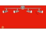 BRILONER LEUCHTEN LED Deckenleuchte "One", silber (weiß, neutral), Leuchten, LED Deckenleuchte