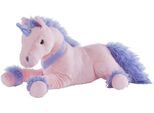 Kuscheltier HEUNEC "Einhorn liegend ca. 50 cm", pink, Plüschfiguren, KinderL:50cm, Plüsch, Kuscheltier, L:50cm