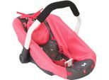 Puppen Autositz CHIC2000 "für Puppen bis Größe 50 cm", bunt (butterfly koralle), Puppenausstattungen, KinderB:31cm H:32cm T:45cm, Kunststoff, Polyester, Stahl, Puppen Autositz, B:31cm H:32cm T:45cm