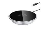 Qi Einbau Ladegerät 15W, Möbel Wireless Charger, USB-C, Ø 60mm