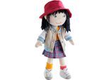 Stoffpuppe HABA "Yuki", bunt, Puppen, Kinder, Stoffpuppe, Mit Top, Sweatjacke und Hut
