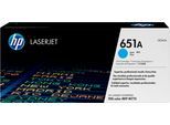 HP Tonerpatrone "HP original Toner 651A Farben B/M/C/Y", blau (cyan), Tonerpatronen, Tonerpatrone