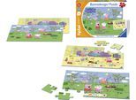 Puzzle RAVENSBURGER "tiptoi Puzzle für kleine Entdecker: Peppa Pig", bunt, Puzzles, Kinder, Pappe, Puzzle, (2 x 24 Teile) Made in Europe