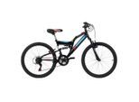 KS Cycling , Rot, Schwarz , Metall , 124x64x18 cm , Freizeit, Fahrräder & Zubehör, Mountainbikes