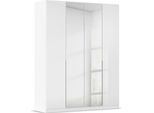 Drehtürenschrank OTTO HOME "Kleiderschrank Schrank Garderobe AGORDO mit Dekor- oder Hochglanzfront", weiß (alpinweiß, hochglanz weiß), B:181cm H:229cm T:54cm, Holzwerkstoff, Schränke, Drehtürenschrank, durchdachte Innenausstattung, in 8 Breiten und 2 Höhen MADE IN GERMANY