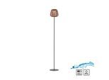 JUST LIGHT Stehlampe "ASKIA", schwarz, 1, Ø 18cm H: 120cm, 1 Stk., Leuchten, Akkuleuchte, Stehlampe