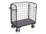 Cordes Paket-Dreiwandwagen niedrig RAL 7016 (sw-600.313/AG)