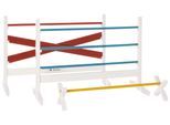 Hürde PINOLINO "Jumper", bunt, Hürden, Kinder, Holz, Hürde, 2 Steilsprünge und 1 Cavaletti