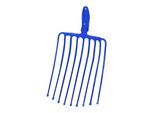 Idealspaten Steingabel Pionier 9 Zinken blau ohne Stiel (6780006700)