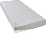 Spannbettlaken OTTO HOME "GRETA Jersey aus 100% Baumwolle, 150 g/m²", grau, L:200cm, Jersey, Obermaterial: 100% Baumwolle, Bettlaken, Spannbettlaken, Premium Bettlaken für Matratzen bis 23 cm Höhe, perfekter Sitz