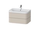 Duravit Möbelwaschtisch Happy D.2 Plus 77,5x49cm, 1 HL, Tau matt, 2 Schubkästen (HP4347O8383)