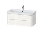 Duravit Möbelwaschtisch Happy D.2 Plus 97,5x49cm, 1 HL, we hgl, 2 Schubkästen (HP4348O2222)