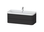 Duravit Möbelwaschtisch Happy D.2 Plus 117,5x49cm, 2 Schubk., 1 HL, graph matt (HP4349O80800000)