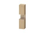 Duravit Hochschrank Qatego 40x36x1760cm, 2 T, An r, Ei Marmo/Ei Nat (QA1346R55300000)