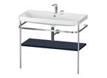 Duravit Möbelwaschtisch-Kombi Happy D.2 Plus 97,5x49cm, 2 HL, blau s-matt, m Konsole (HP4838E9898)