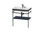 Duravit Möbelwaschtisch-Kombi Happy D.2 Plus 77,5x49cm, 2 HL, blau s-matt, m Konsole (HP4737E9898)