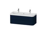 Duravit Möbelwaschtisch Happy D.2 Plus 117,5x49cm, 2 Schubk., blau seidenmatt (HP4379O98980000)