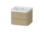 Duravit Möbelwaschtisch Happy D.2 Plus 57,5x49cm, o. HL, Medit. Ei, 2 Schubk. (HP4345N7171)