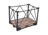 Cordes Palettenaufsatz Typ 68 RAL 7016 anthrazitgrau pulverbeschichtet ; VARIOfit (pa-080.015/AG)