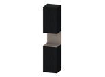 Duravit Hochschrank Qatego 40x36x1760cm, 2 T, An li, bas. m/Eich sw (QA1346L43160000)