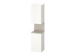 Duravit Hochschrank Qatego 40x36x1760cm, 2 T, An l, Tau matt/we hgl (QA1346L91220000)