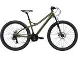 Mountainbike BIKESTAR Gr. 43, grün, Fahrräder, 43cm, 27,5 Zoll (69,85cm), für Damen und Herren, Kettenschaltung