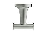 Duravit Handtuchhaken Starck T 6x7,6cm, doppelt, Edelstahl gebürstet (0099307000)