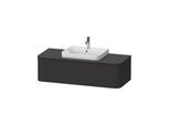 Duravit Waschtischunterschrank Happy D.2 Plus 130x55cm, 1 A, f AWT, B mit., graph matt (HP4942M8080)