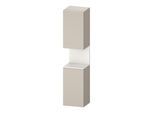Duravit Hochschrank Qatego 40x36x1760cm, 2 T, An r, w matt/taupe ma (QA1346R84910000)