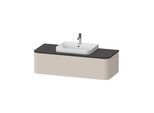 Duravit Waschtischunterschrank Happy D.2 Plus 130x55cm, 1 A, f AWT, B mit., Tau matt (HP4942M8383)