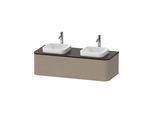 Duravit Waschtischunterschrank Happy D.2 Plus 130x55cm, für Konsole, 1 Auszug, leinen (HP4943B7575)