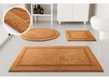 Badematte OTTO HOME "Meellor", braun (terrakotta), H:20mm, Baumwolle, Badematten, Badematte, Badteppich, getuftet, modern, Uni, antirutsch, flauschig, Baumwolle