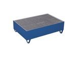 VARIOfit Auffangwanne mit Gitterrost für 2 Fässer a 200 Ltr 1.200 x 800 mm (aw-800.000)