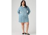 Jeanskleid LEVI'S PLUS, Damen, Gr. XXXL (54/56), N-Gr, plant pause, Denim/Jeans, Obermaterial: 76% Baumwolle, 24% Polyester, Kleider, aus klassischem Baumwolldenim